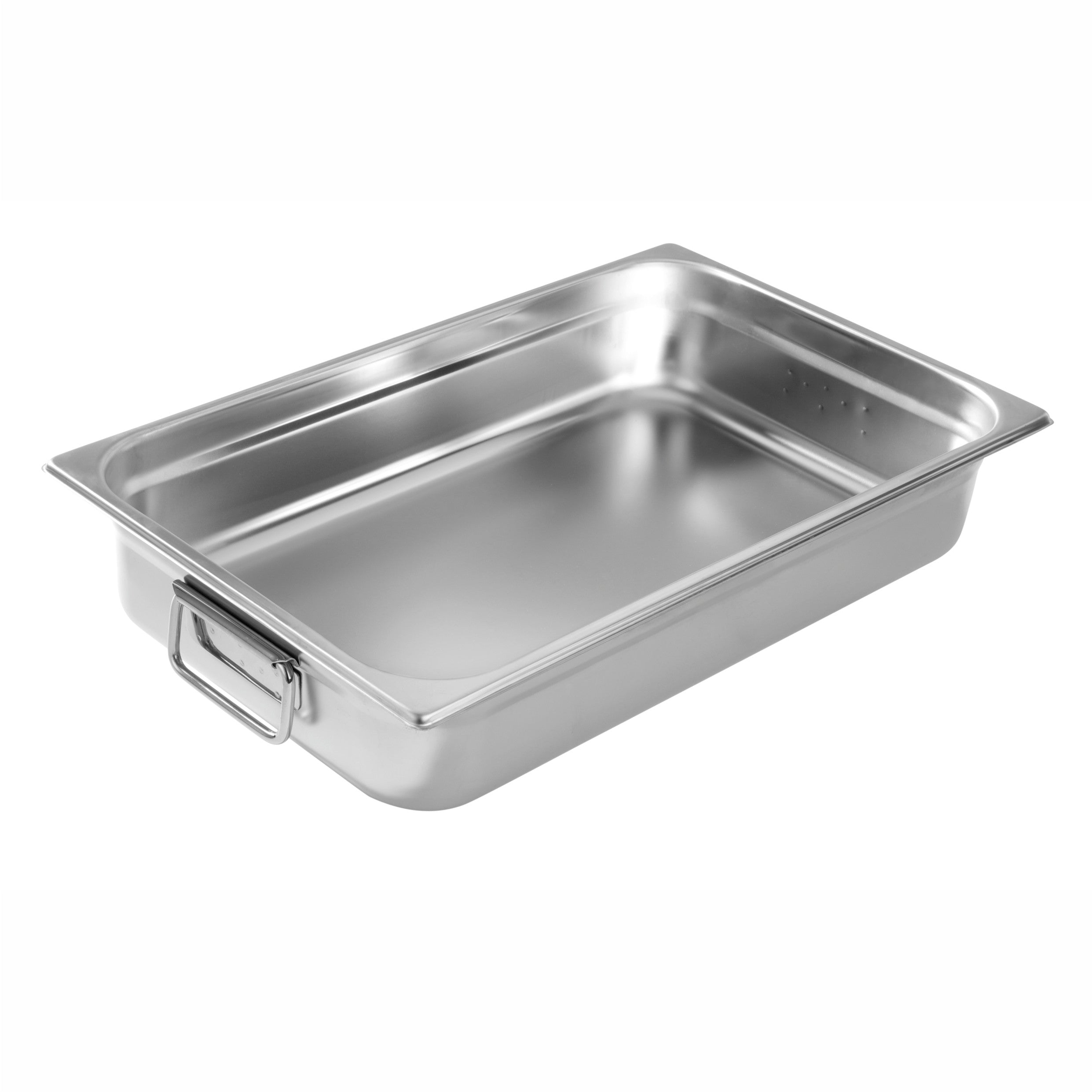 Bac Gastro Inox GN 1/1 à Anses avec Fond Thermo-Diffuseur - H 150 mm - Pujadas - Mathon
