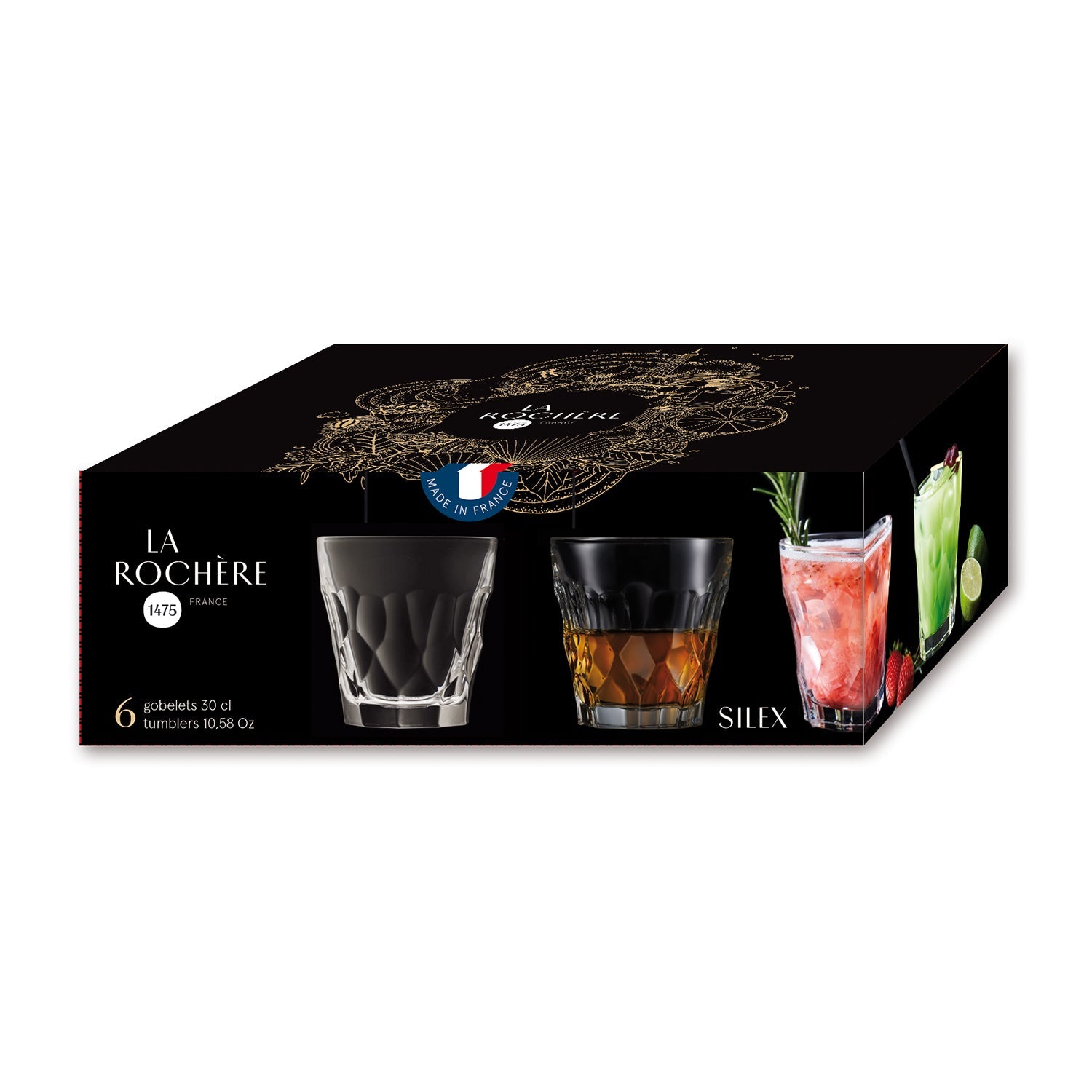 Lot de 6 verres à eau La Rochère - Mathon - 5