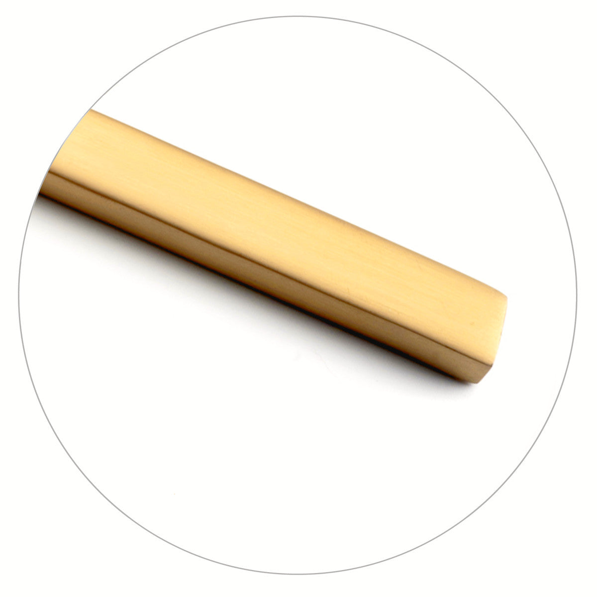 Escade Doré Satiné - Lot de 4 cuillères moka et 4 fourchettes à gâteau Amefa - Mathon - 2