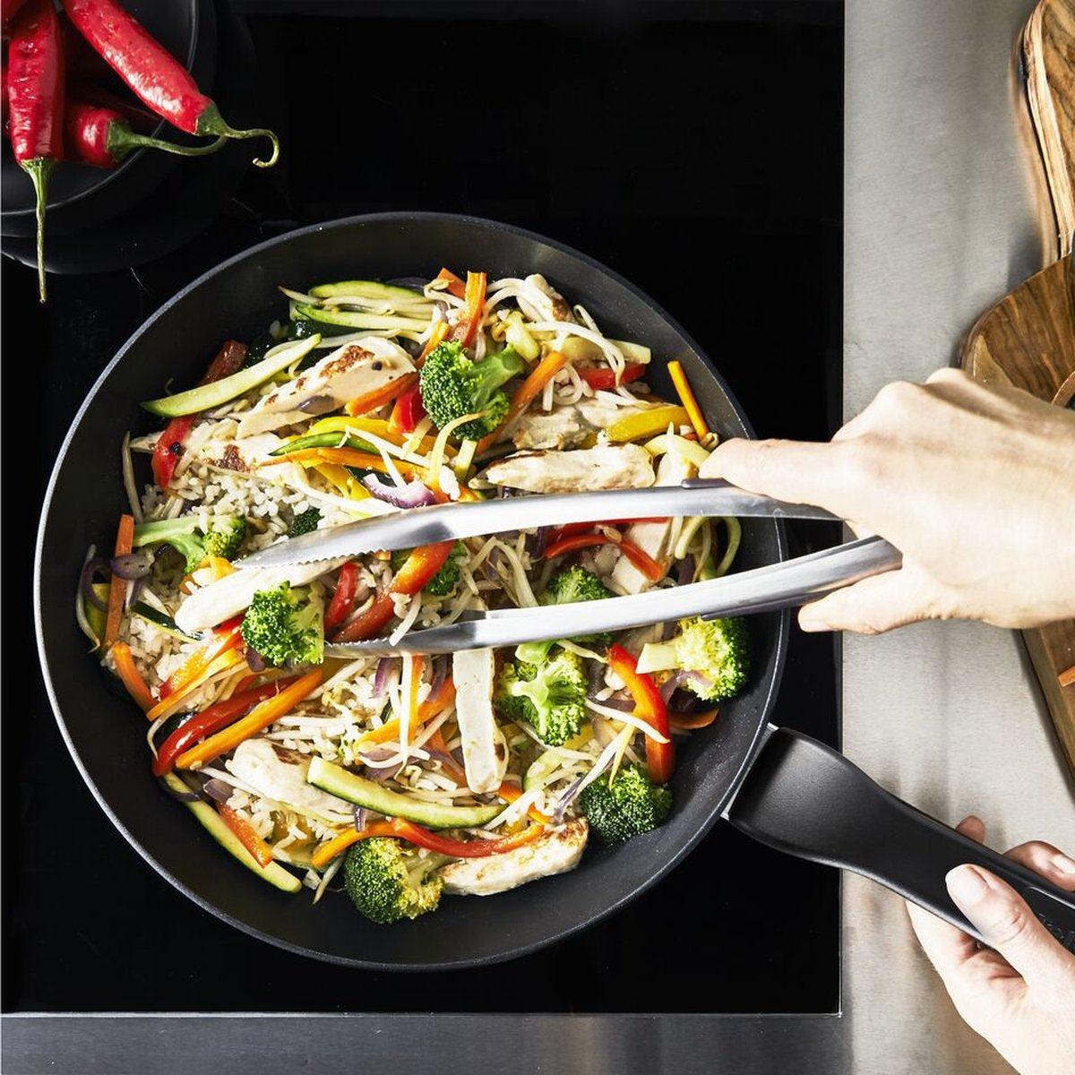 Wok 28cm Tough Tefal - Mathon - 4