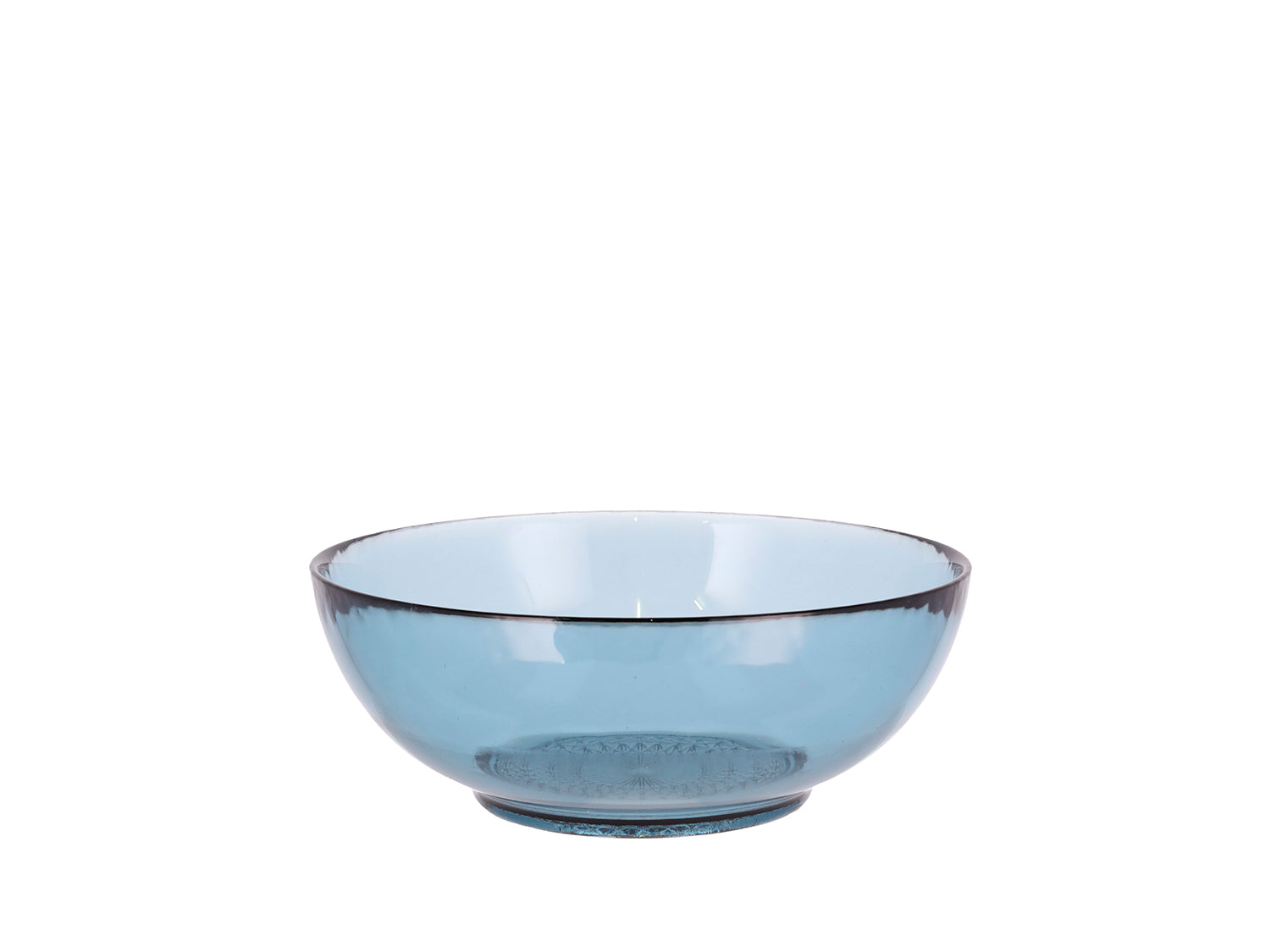 Bol KUSINTHA 20cm verre coloré Bleu Bitz - Mathon - 1