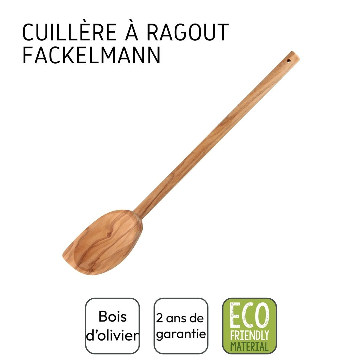 Cuillère de cuisine en bois à bout pointu  Édition Bois d