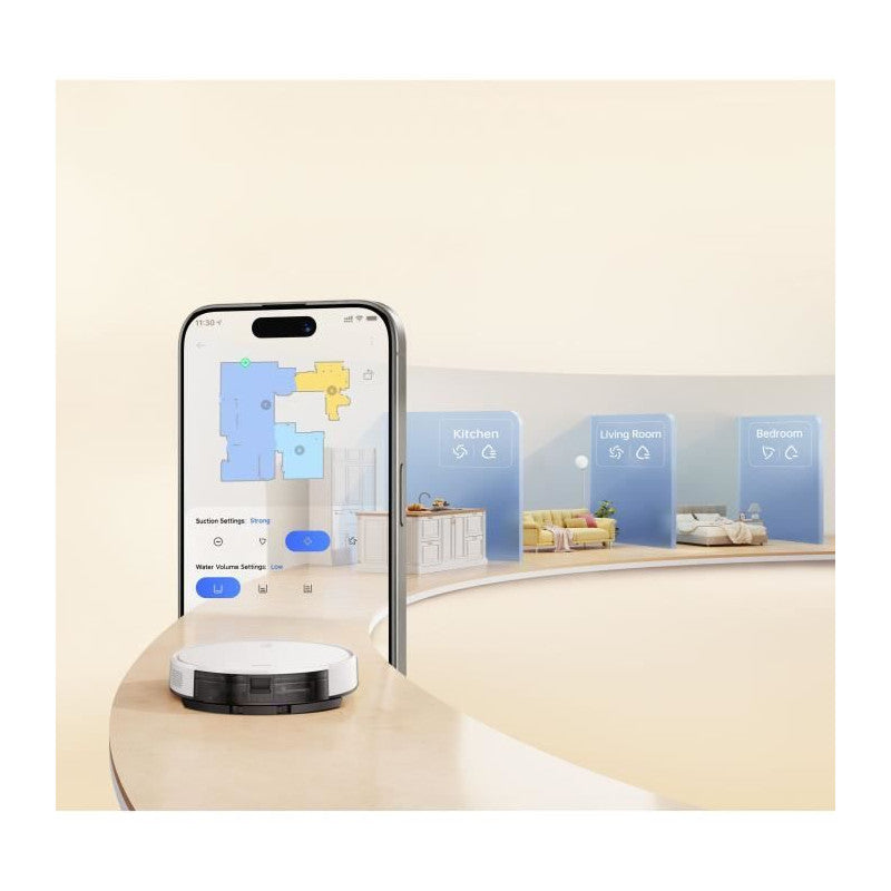 Mova M1 - Aspirateur Robot Et Serpilliere - 4500 Pa - 300 Ml - Blanc Dreame - Mathon - 3