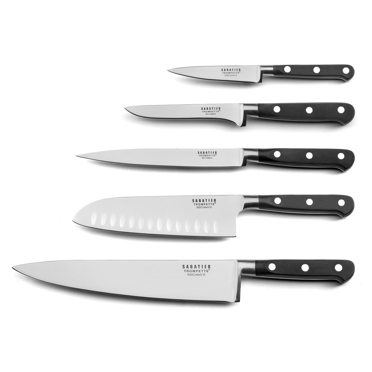 Origin - Trousse 5 couteaux de cuisine Sabatier Trompette - Mathon - 2