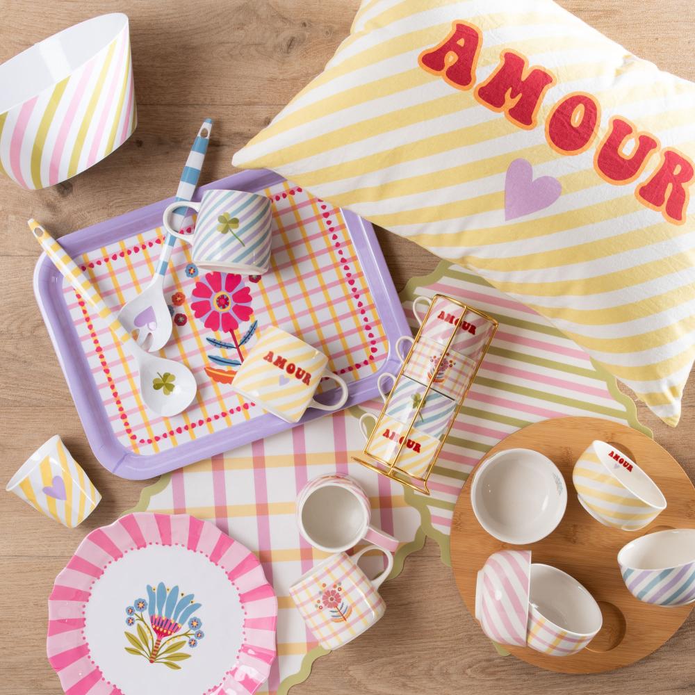 Plateau rectangulaire Candy 40x30 cm Amadeus - Mathon - 3