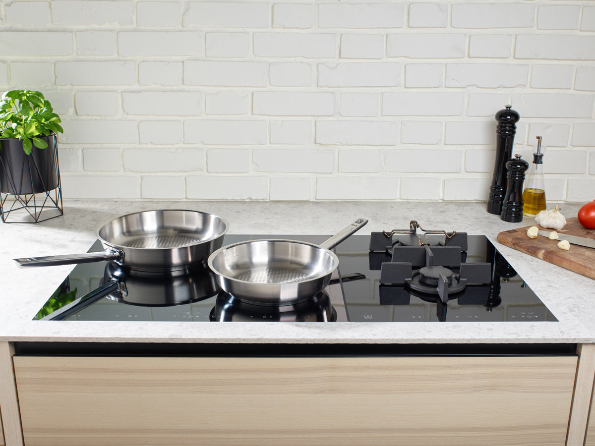 Poêle en acier inoxydable, ORIGINAL-PROFI COLLECTION, D28 cm-tous feux dont induction - Mathon - 2