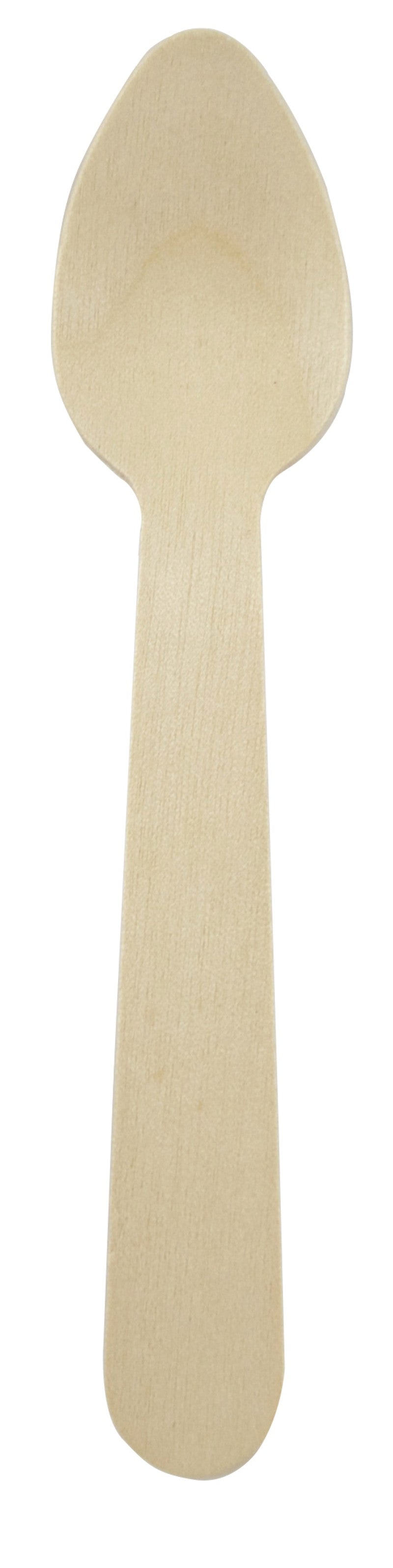 100Pcs - Cuillère à café bois   H110mm FirstPack - Mathon - 1