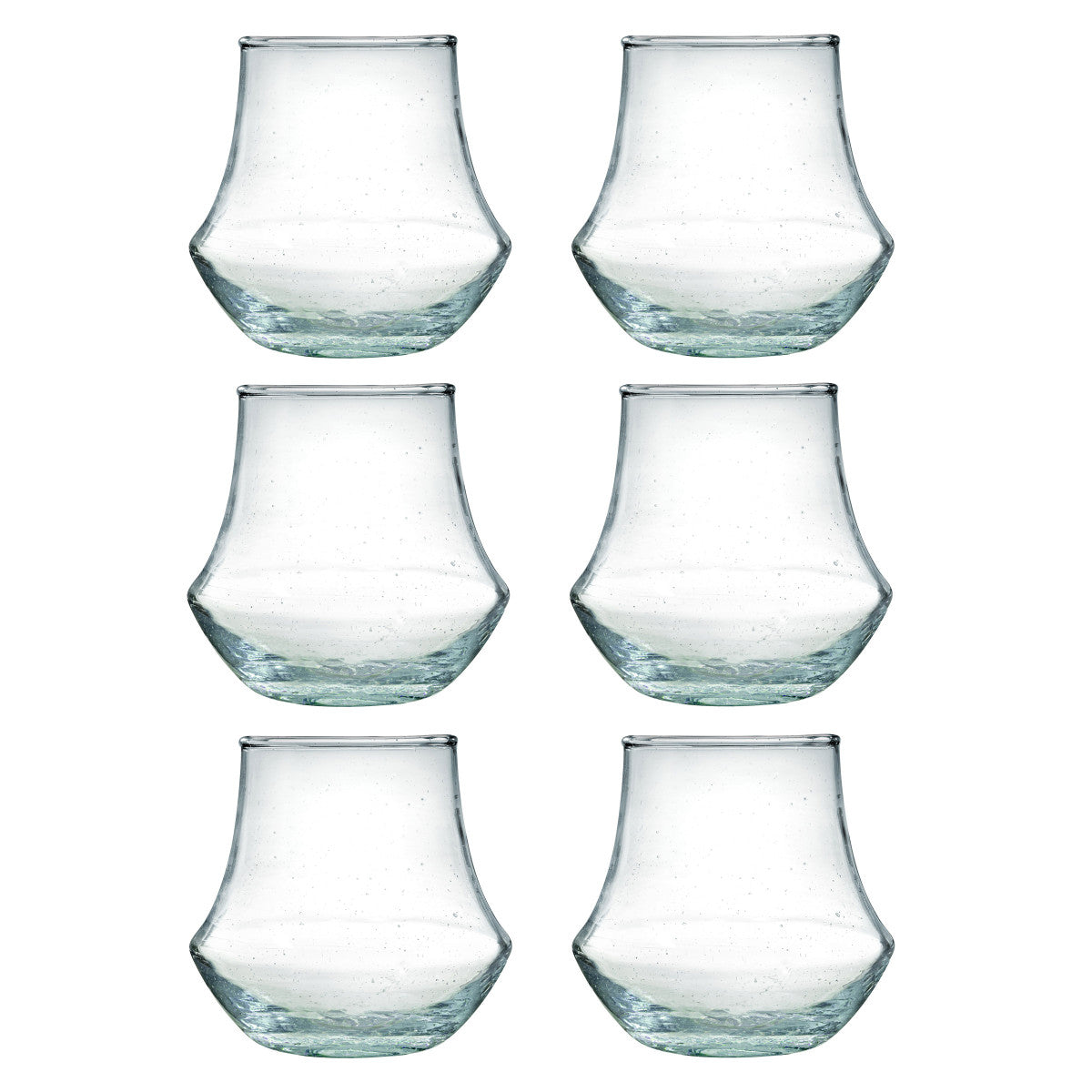 Nour - Lot de 6 verres à dégustation 28 cl recyclé soufflés bouche Médard de Noblat - Mathon - 1