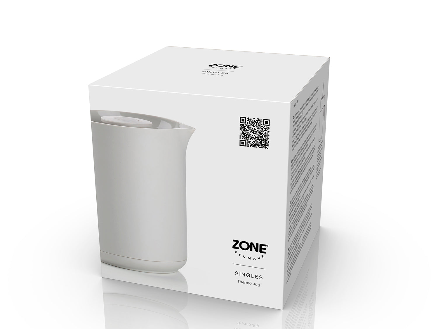 Thermos SINGLES en plastique et verre Gris chaud Zone Denmark - Mathon - 2