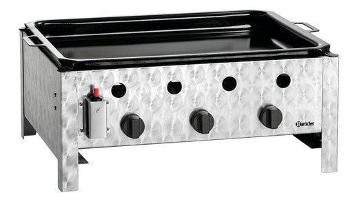 Grill à gaz de table combiné -  PAS VENDABLE EN FRANCE Bartscher - Mathon - 6