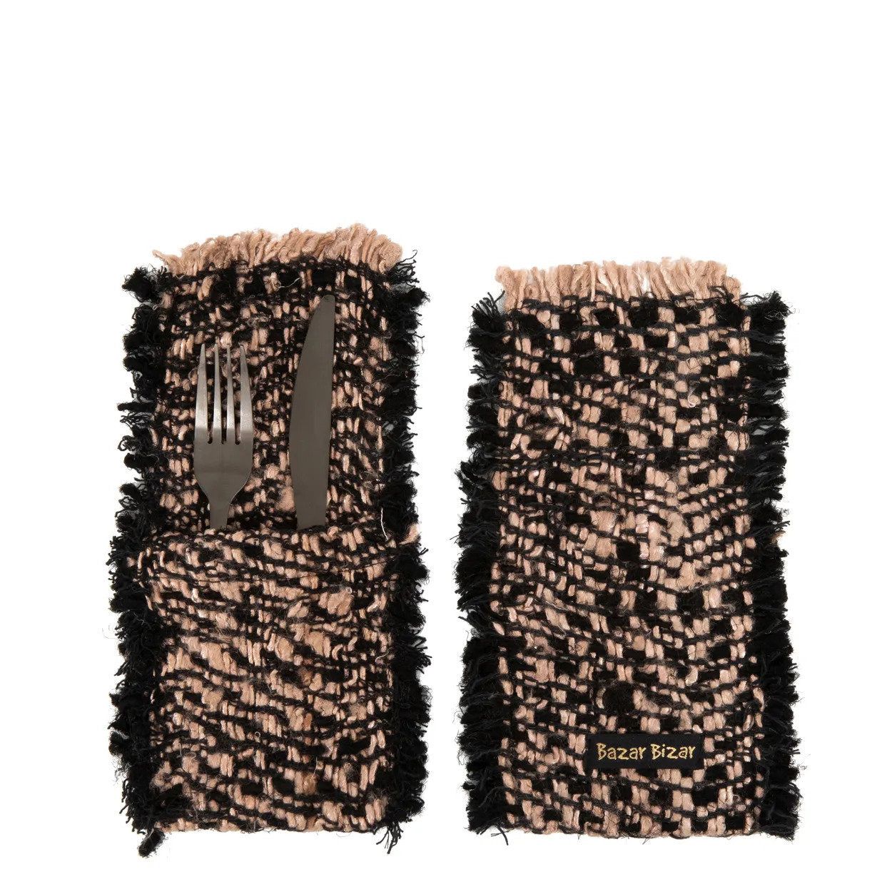 Le Porte-Couverts Oh My Gee - Noir Cuivre - Lot De 4 Bazar Bizar - Mathon - 2