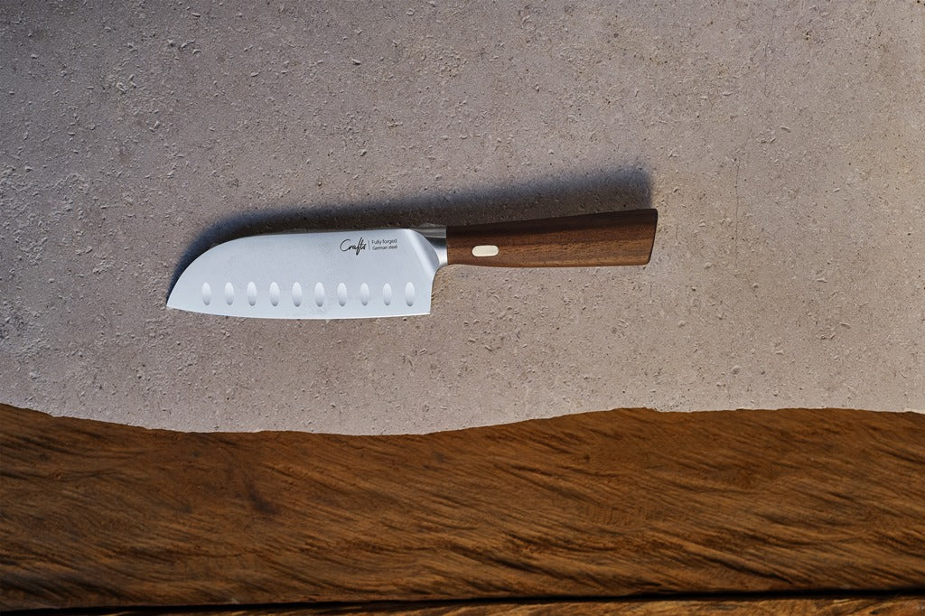 Couteau Santoku 12,5Cm Manche En Noyer, Couteaux & Co Cosy&Trendy - Mathon - 3