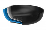 Sauteuse aluminium à anses fixes avec couvercle en verre 28cm Cristel - Mathon - 5