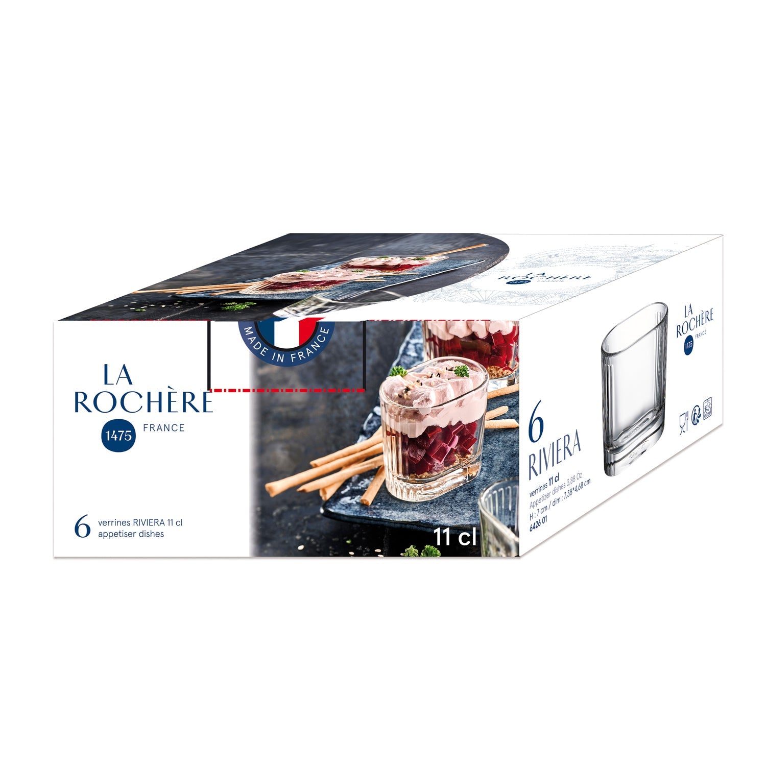 Lot de 6 mises en bouche La Rochère - Mathon - 5