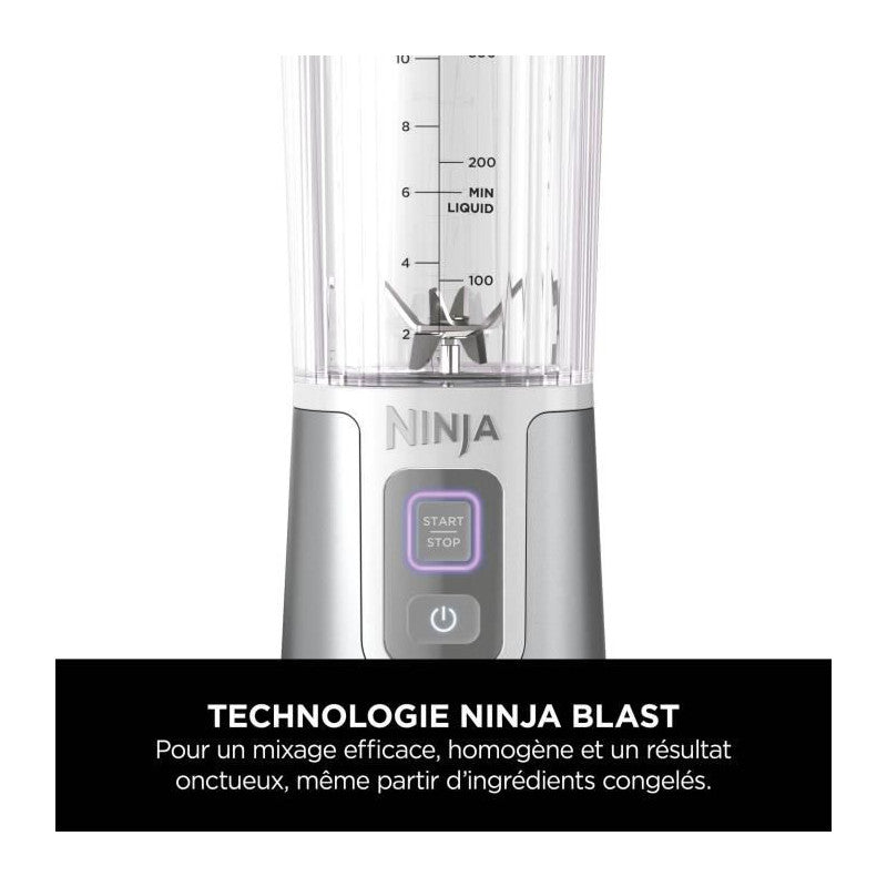 Blender Portable Sans Fil Ninja Blast - Blanc - Bc151euwh Ninja - Mathon - 6