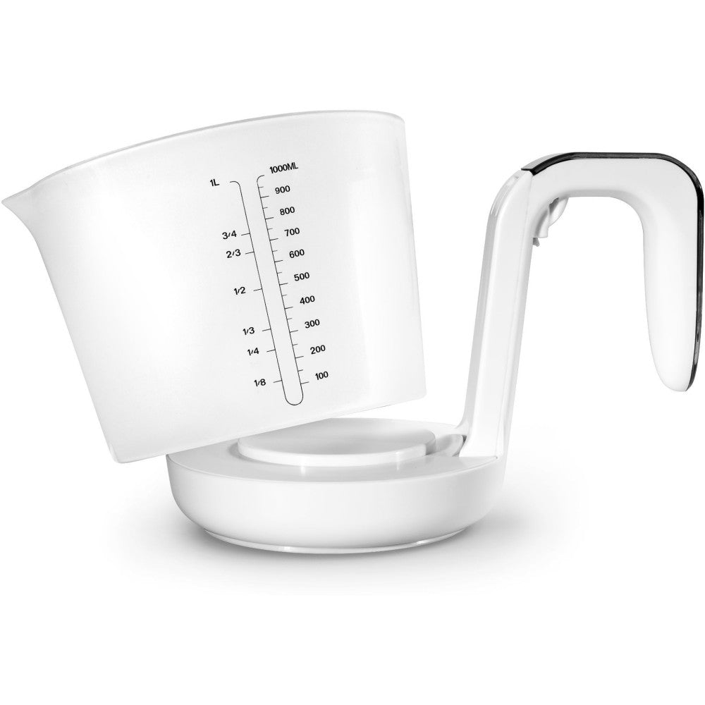 Pichet Gradué/balance - Ade - Franca - Verre/synthétique - 20,7 X 14,6 Cm - Inclus 1 Pile Cr2032 ADE - Mathon - 2