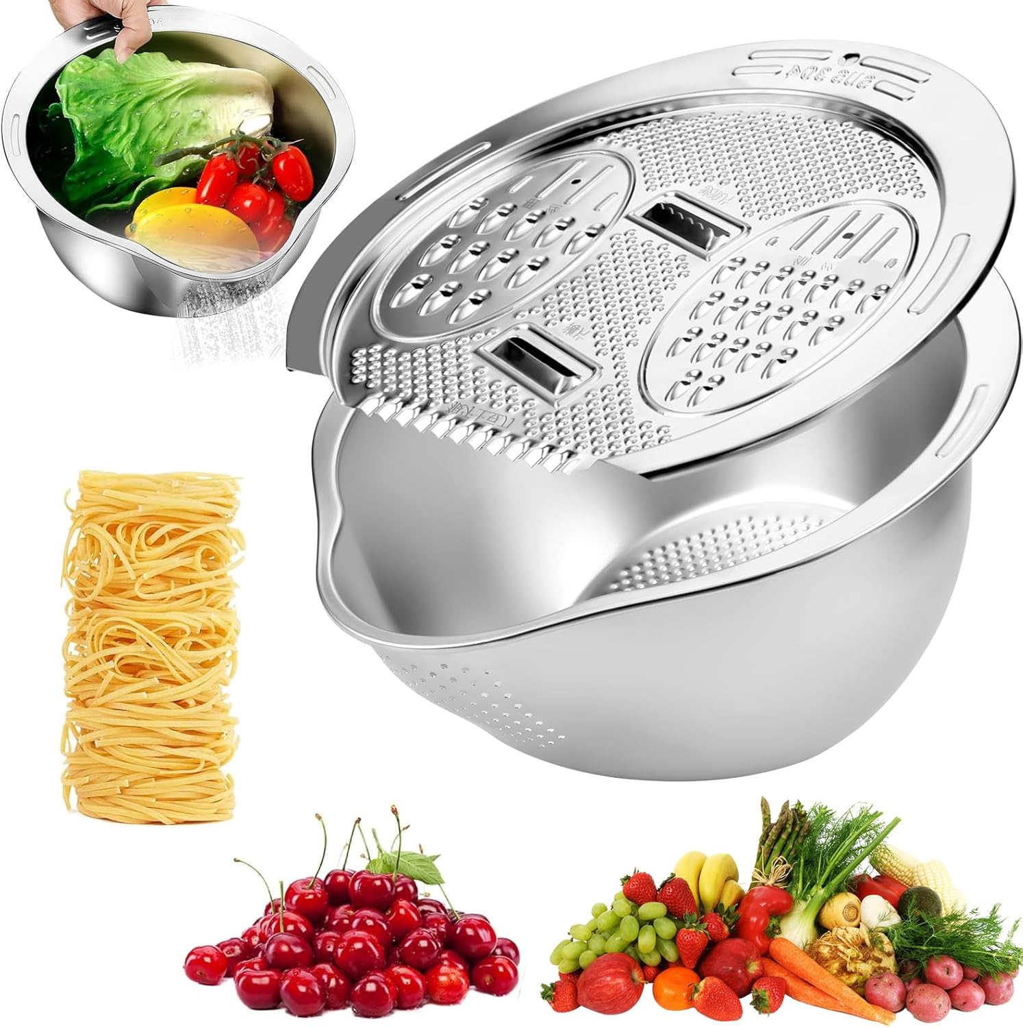 Passoire Riz En Acier Inoxydable Vendos85 - Mathon