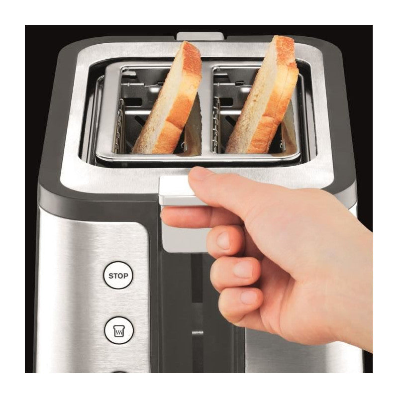 Kh442d10 Control Line Grille-pain Inox, Toaster 2 Fentes Larges, Remontee Extra Haute, Fonctions Rechauffage Et Decongelat Krups - Mathon - 2