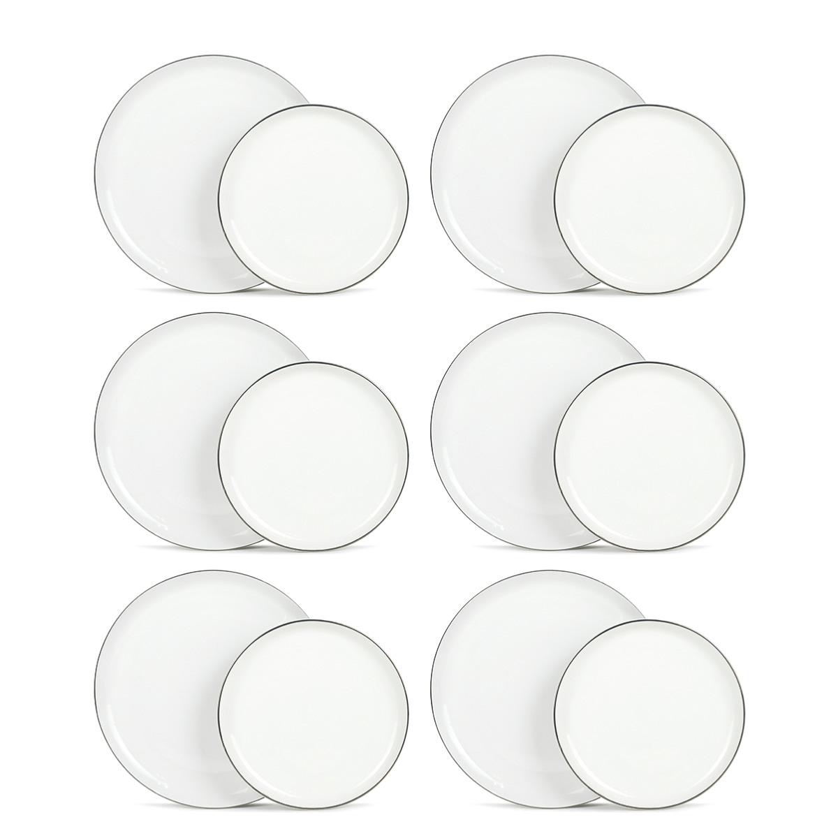 Service 12 pièces blanc - "Sélène" Laguiole Cuisson - Mathon - 2