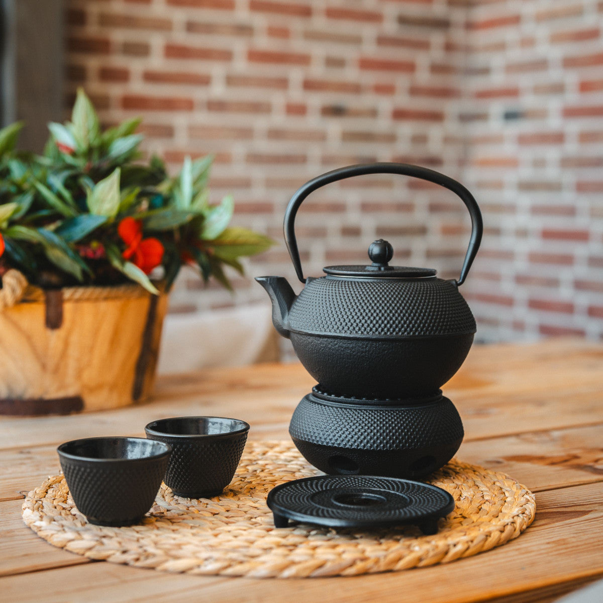 Asia Noir - Set de 2 tasses à thé en fonte Bredemeijer - Mathon - 5