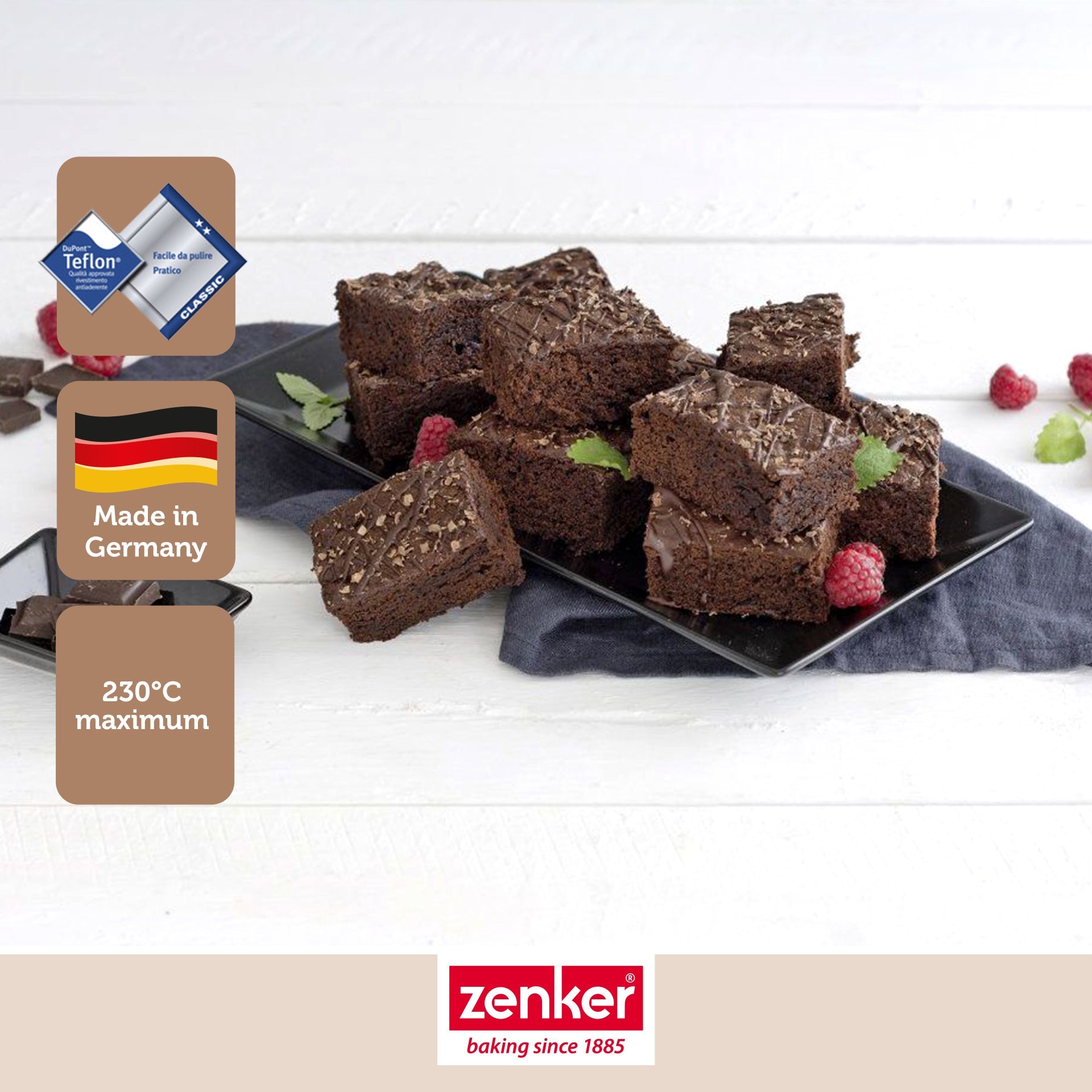 Lot de 2 moules à brownies 27 x 26 cm Zenker Special Creative Zenker - Mathon - 2