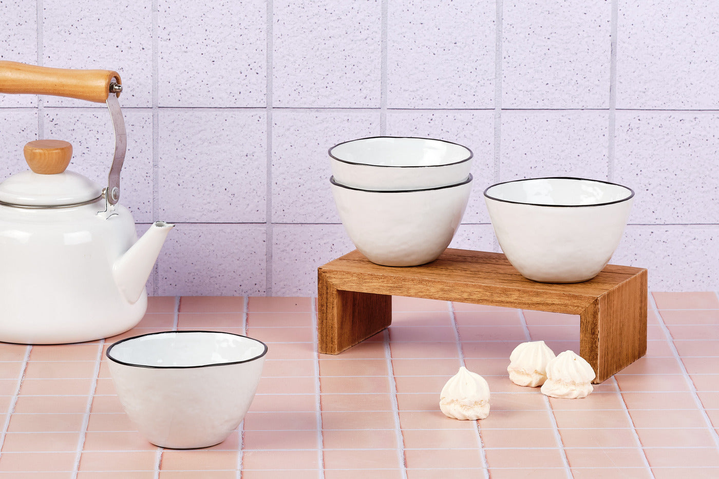 Bol PURE Ø12cm - 4 pièces - Blanc Neige Björn - Mathon - 2