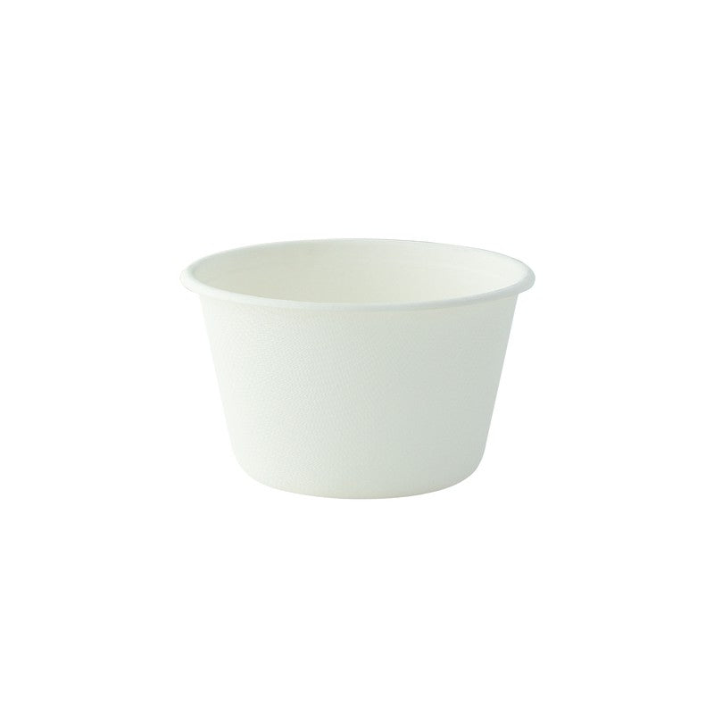 Gobelet pulpe blanc 240 ml Diam: 9,5 cm 9,5 x 6,2 x 5,5 cm - 50 unités FirstPack - Mathon