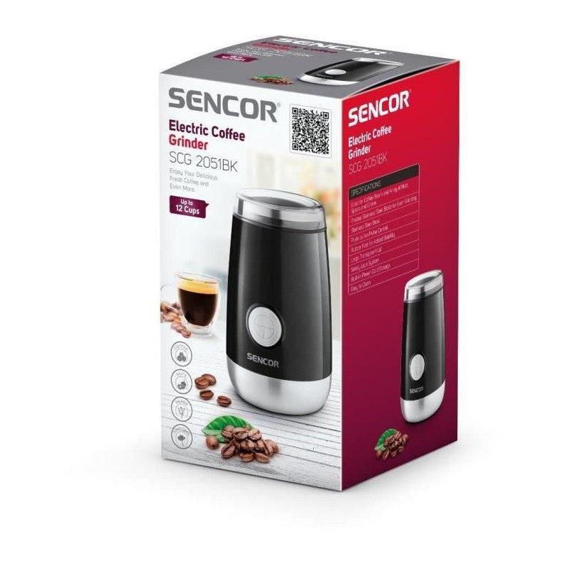 Moulin A Café Et épices - Sencor - Scg 2051bk - Noir - 150w - 60ml SENCOR - Mathon - 5