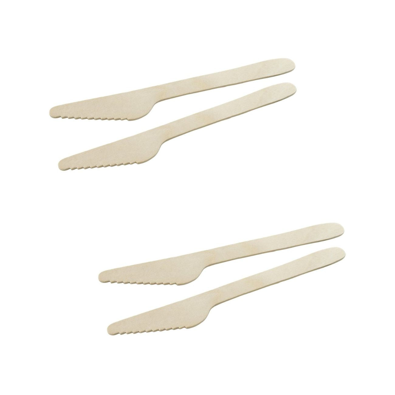 Ensemble de 60 Couteaux en bois jetables  Move Fackelmann - Mathon - 1