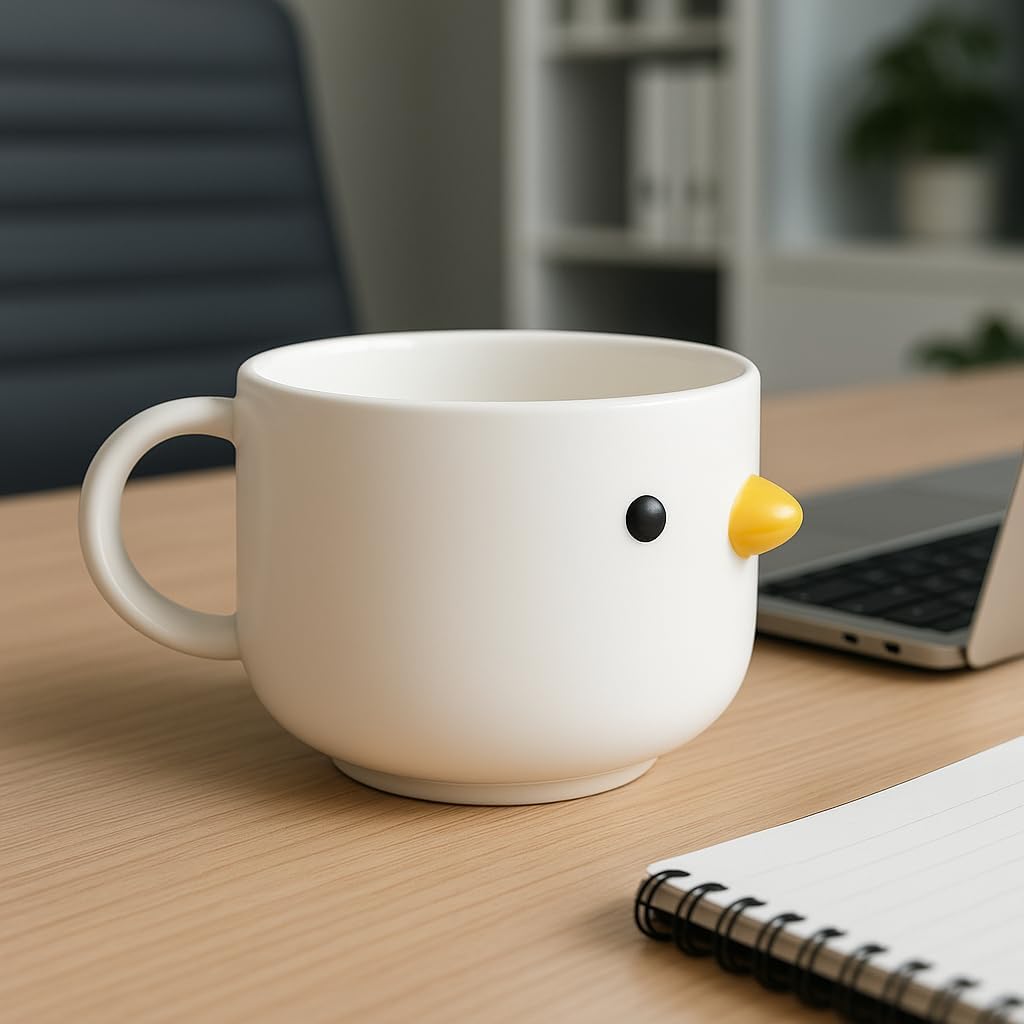 Tasse Cappuccino Poulet 3D – Céramique Mignonne 270 ml Vendos85 - Mathon