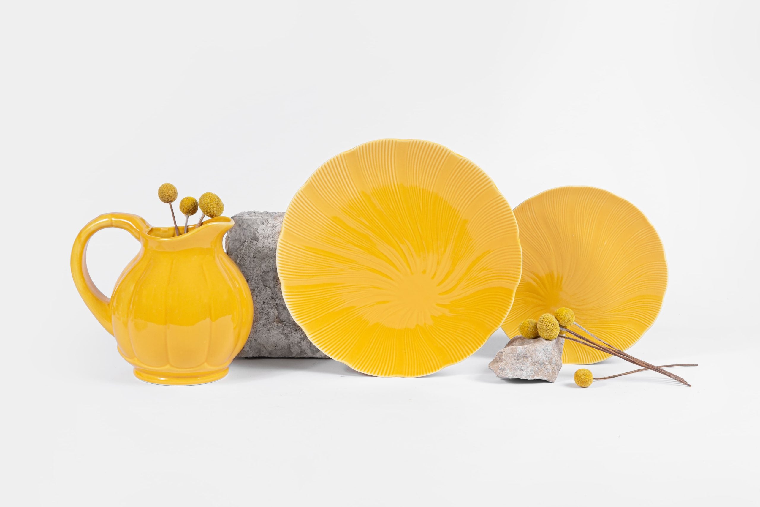 Assiette à dessert TAHITI Jaune  (19cm) OGRE La Fabrique - Mathon - 4