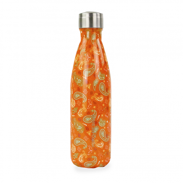 Bouteille isotherme 500ml - Cashmere Orange Yoko® Design - Mathon