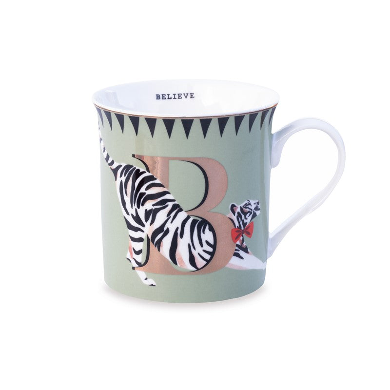 Mug Alphabet "B" for Believe - Slogan Yvonne Ellen - Mathon