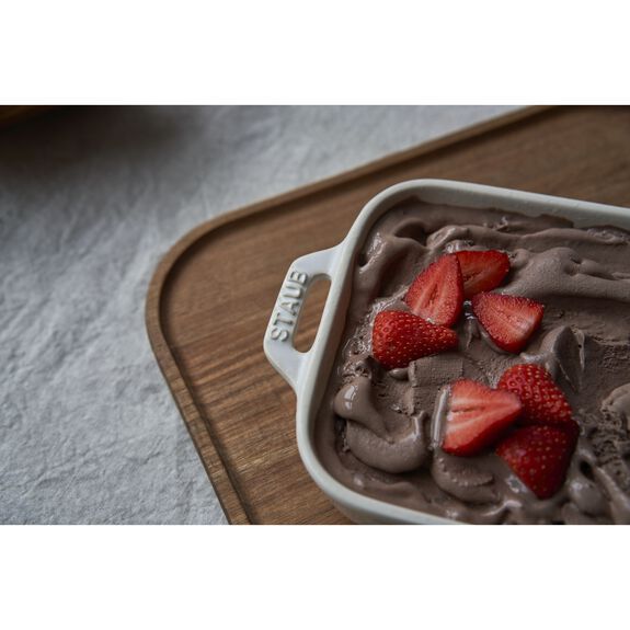 Set de Plats à Gratin, Céramique, 3 pièces (20x16 cm / 27x20 cm / 34x24 cm), Cerise Staub - Mathon - 5