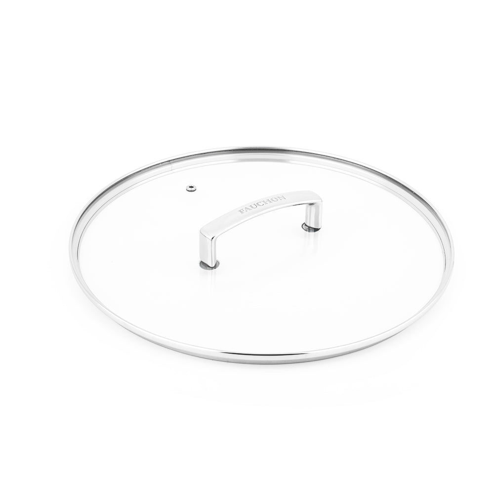 Couvercle 32cm en verre et en aluminium SIGNATURE Fauchon Art de la Table - Mathon - 2