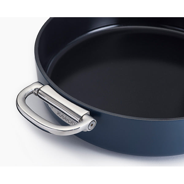 Set de 2 Poêles en aluminium revêtu Space 24 et 28 cm et séparateur protecteur Joseph Joseph - Mathon - 4