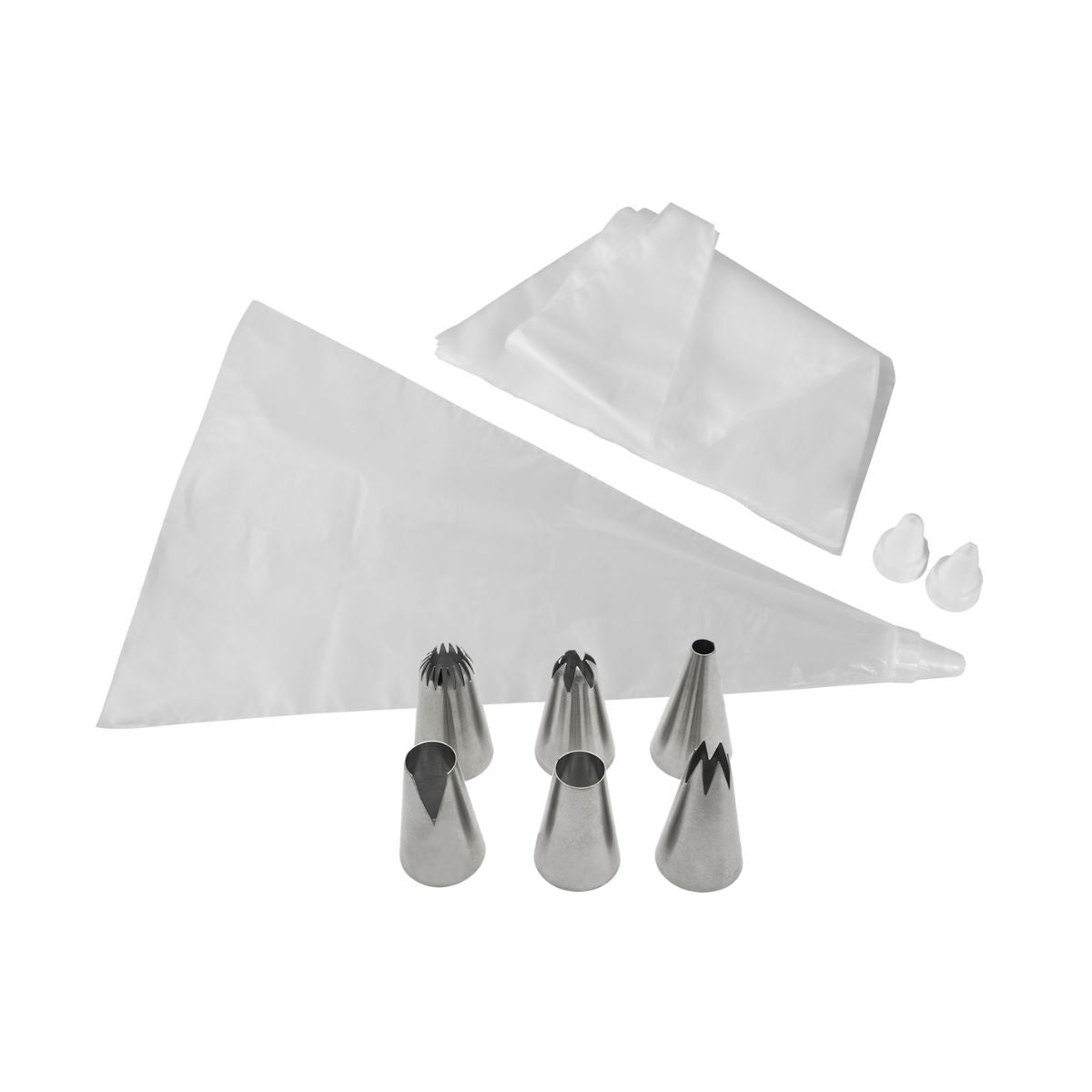 Lot de 20 poches à douilles plastique avec douilles inox et plastique 32 cm Zenker Smart Pastry Zenker - Mathon - 1