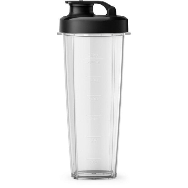 Blender, 450w, 4 lames problend 4, bol plastique de 1,9l, gourde, 1 vitesse + pulse, noir Philips - Mathon - 4