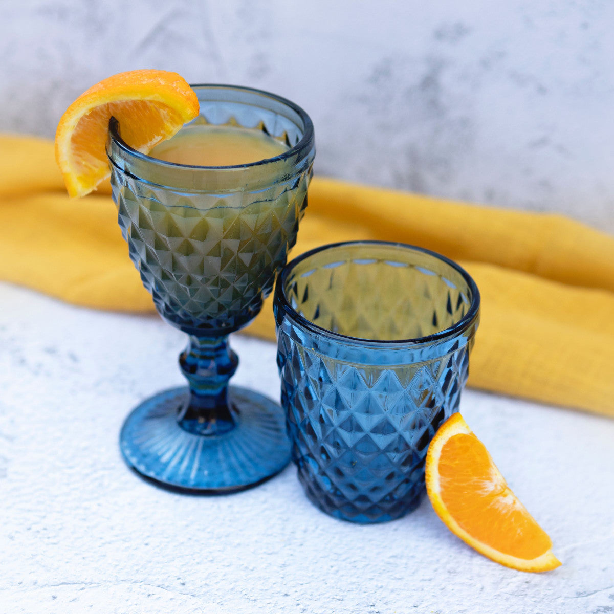 Diamond Bleu - 6 verres à pied 20 cl Médard de Noblat - Mathon - 4