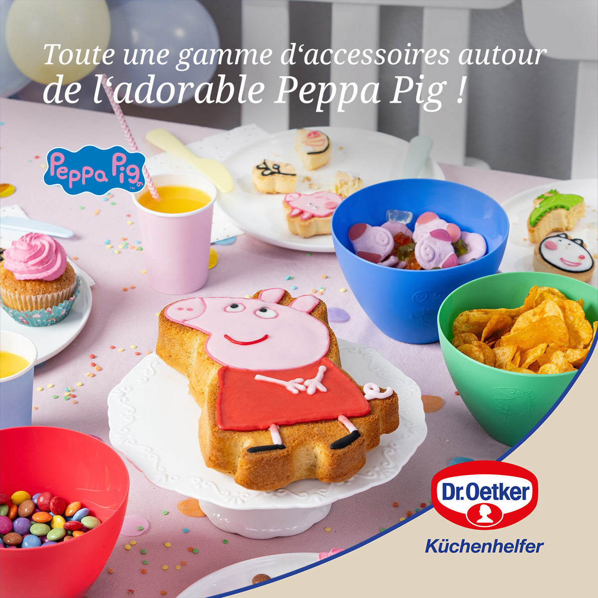 Corne à pâtisserie pour cuisiner avec les enfants Dr. Oetker Peppa Pig Dr. Oetker - Mathon - 4