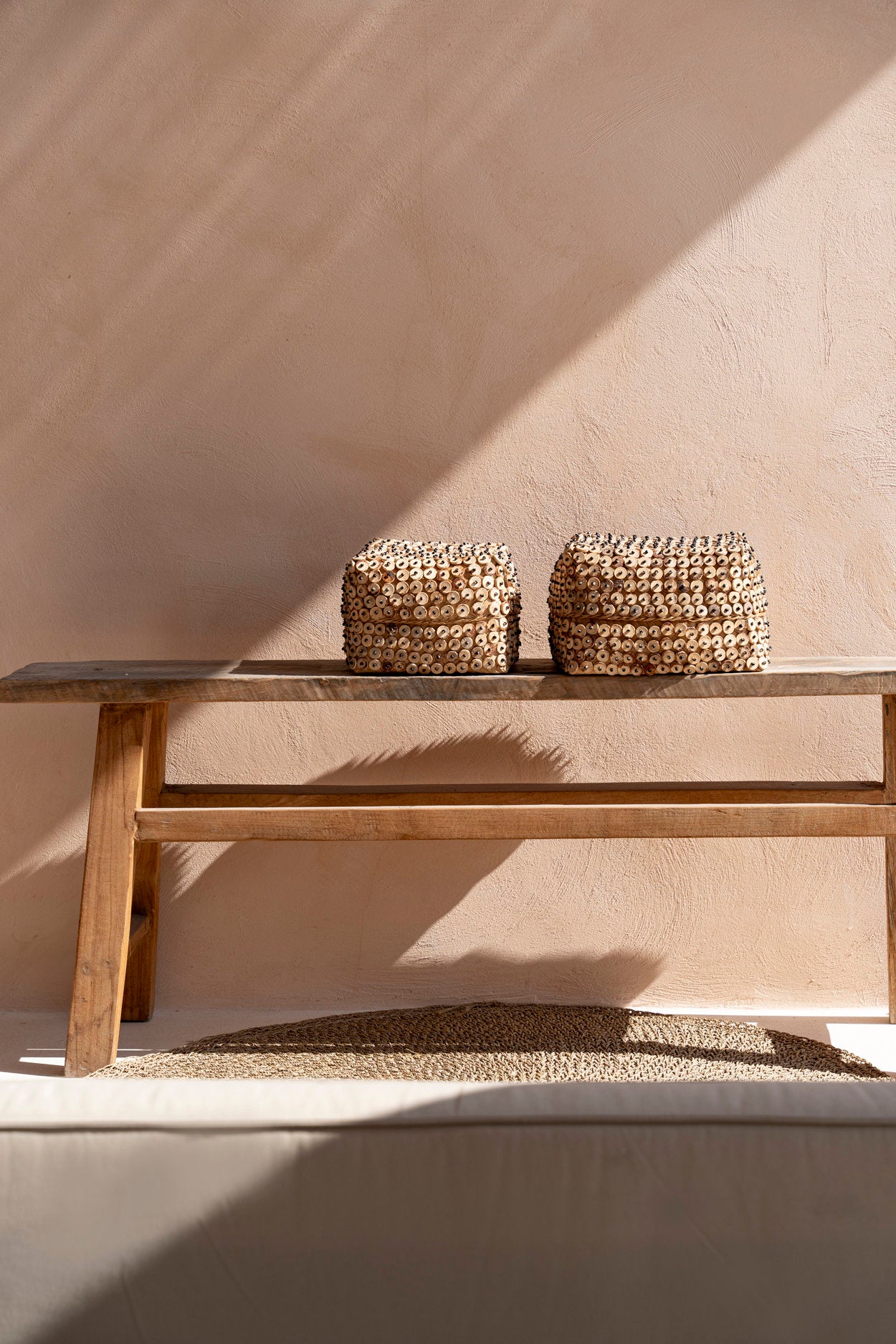 Le Panier En Coque De Noix De Coco - Naturel - M Bazar Bizar - Mathon - 4