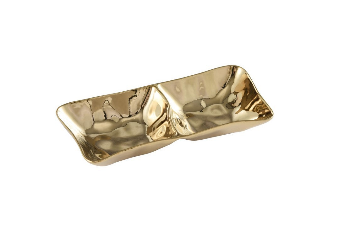 Set de 2 plats 2 compartiments - 31,8x14x5,1cm - MOONLIGHT Pampa Bay - Mathon