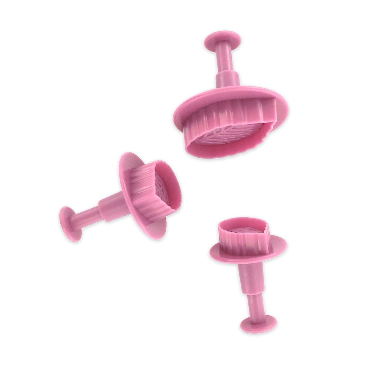 Lot de 3 emporte-pièces poussoir motif feuille Zenker Sweet Sensation Zenker - Mathon - 7