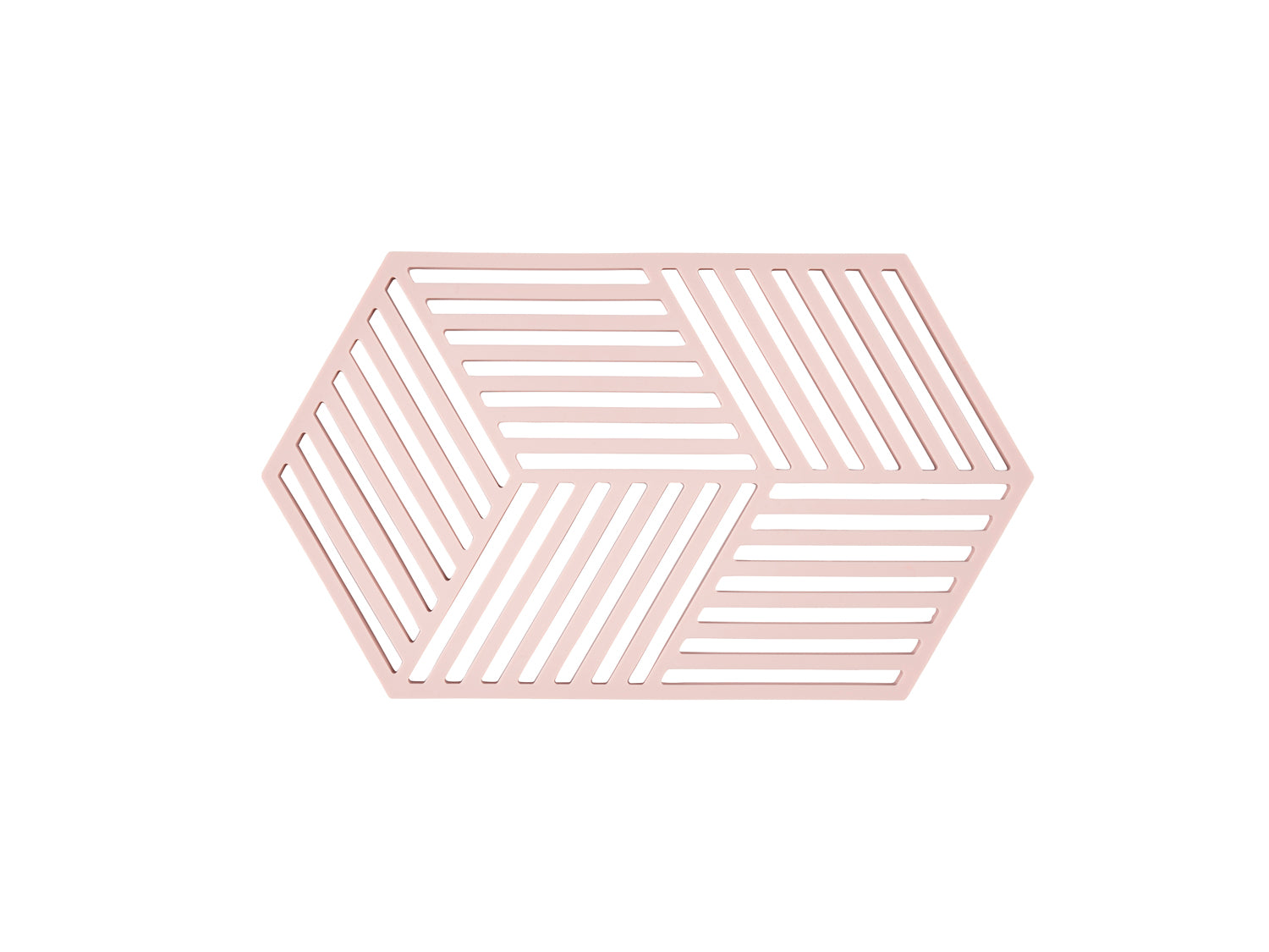 Dessous-de-plat Hexagon en Silicone Rose Zone Denmark - Mathon - 1