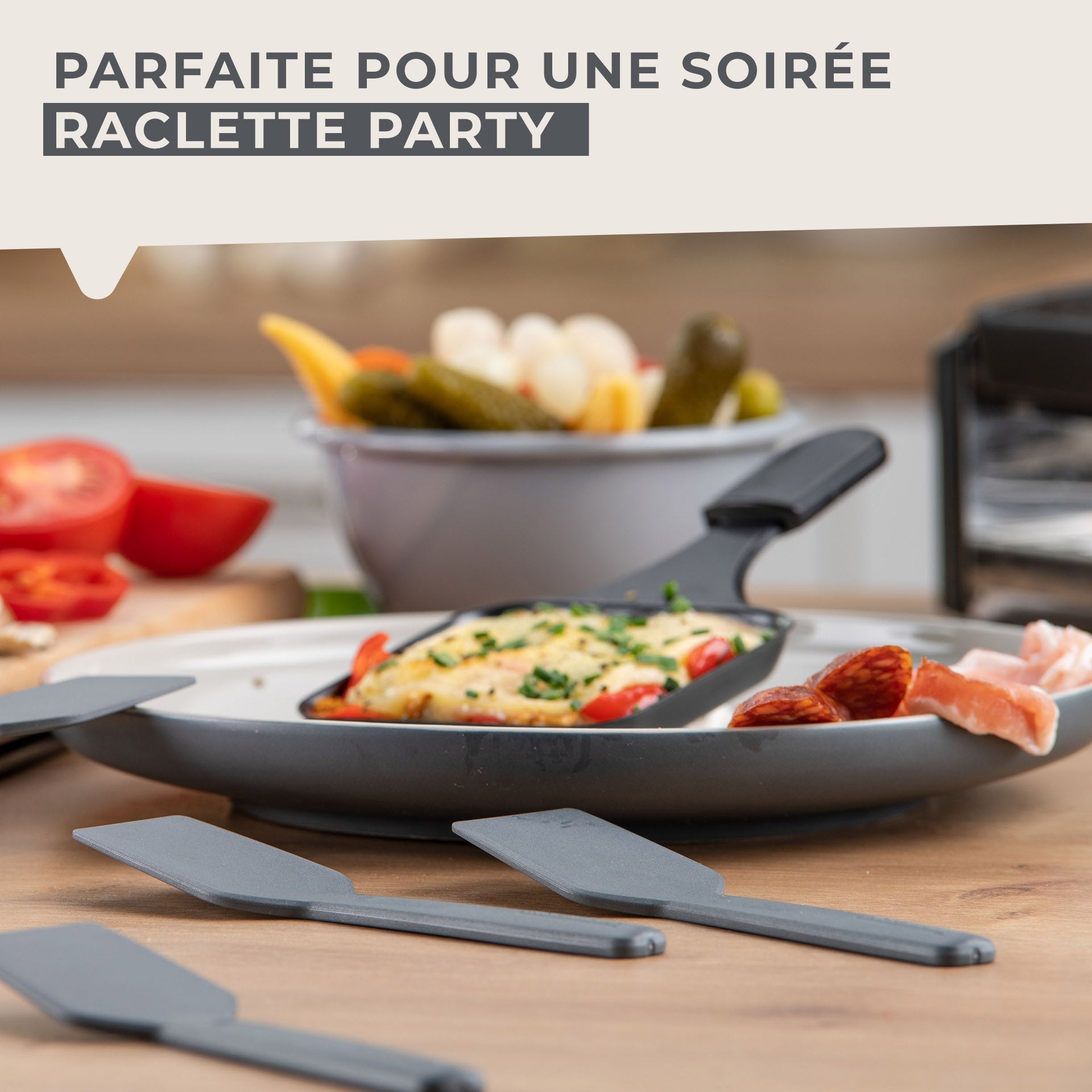 Lot de 4 spatules à raclette 16 cm Fackelmann - Mathon - 7