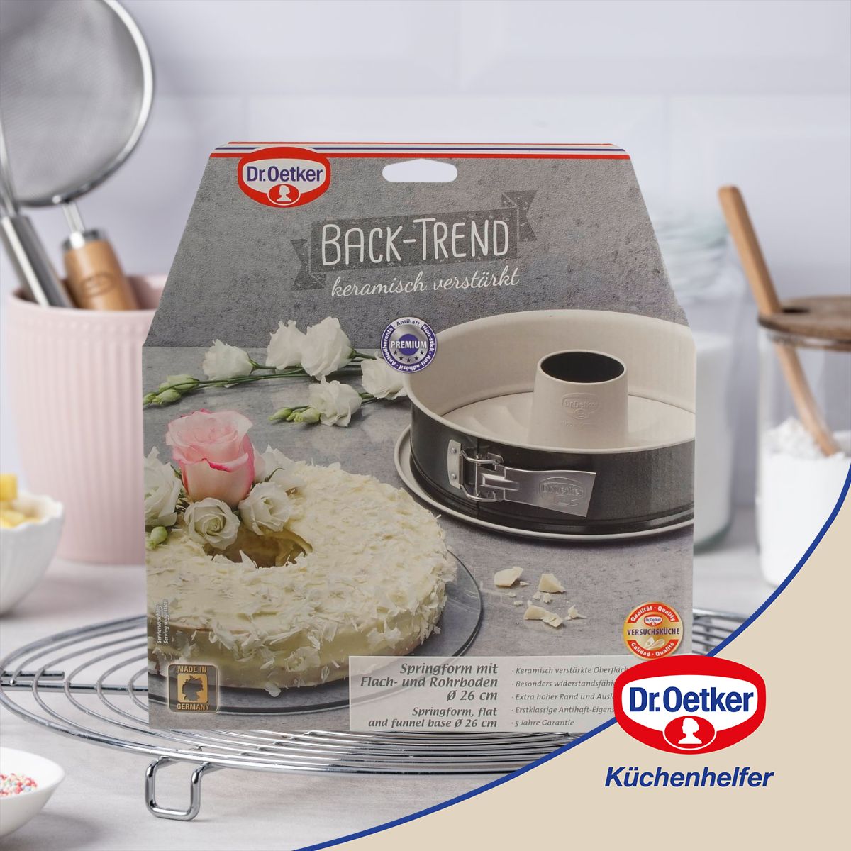 Moule à manqué à charnière avec fond à savarin 26 cm Dr Oetker Back-Trend Dr. Oetker - Mathon - 4