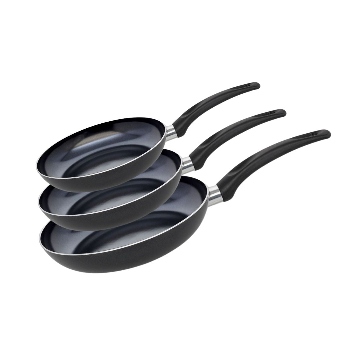 Set de 3 Poêles 24, 28 et 32 cm céramique sans PFAS  Prima Cucina Elo - Mathon - 1
