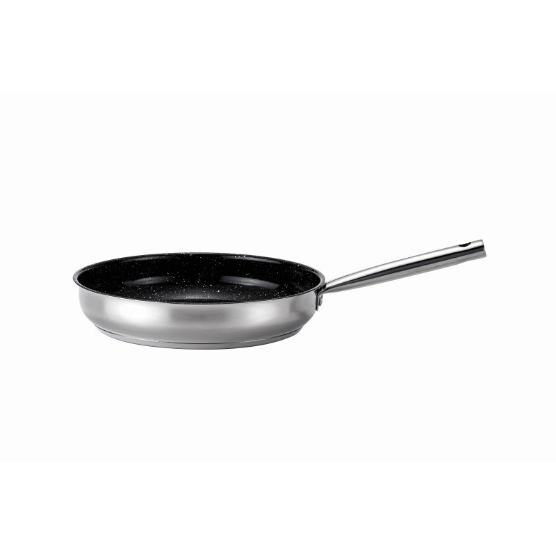 Poêle inox KitchenPro 24cm et 28cm Venteo - Mathon - 2