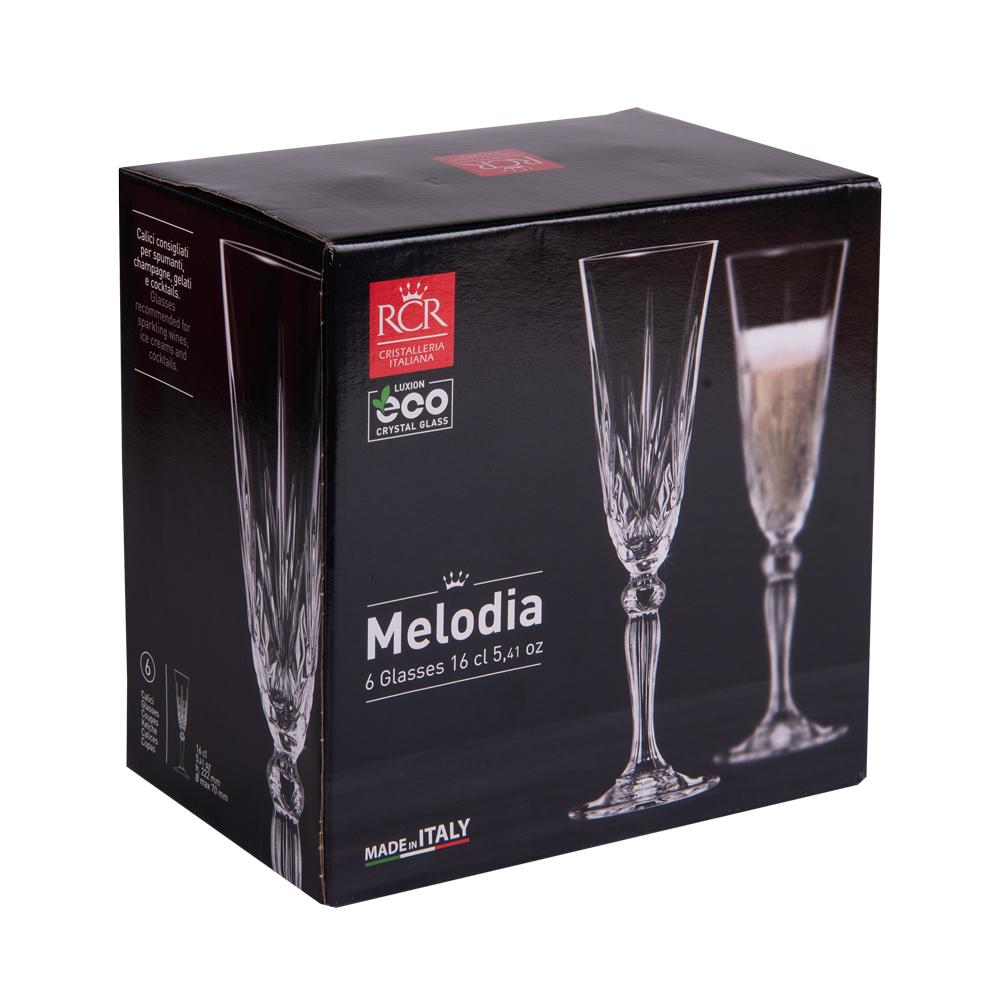 Boite de 6 flutes Mélodia 16 cl RCR - Mathon - 3