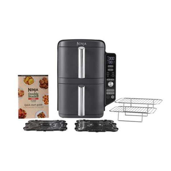 Friteuse Sans Huile Ninja Foodi - Double Stack Sl400eu - 9,5 L - 2 Tiroirs De Cuisson Indépendant - 6 Modes De Cuisson - 2470w Ninja - Mathon - 1